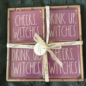 Rae Dunn Halloween Coasters